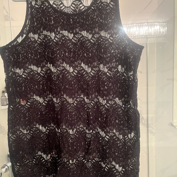 APT 9 lace tank top pool cover up size extra large - Picture 9 of 15